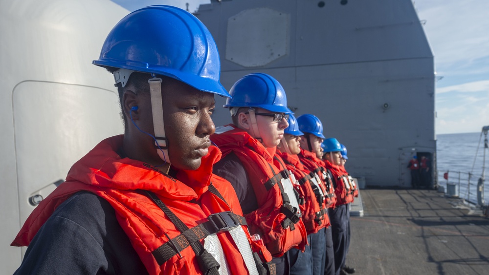 USS Chancellorsville Conducts Replenishment-at-Sea