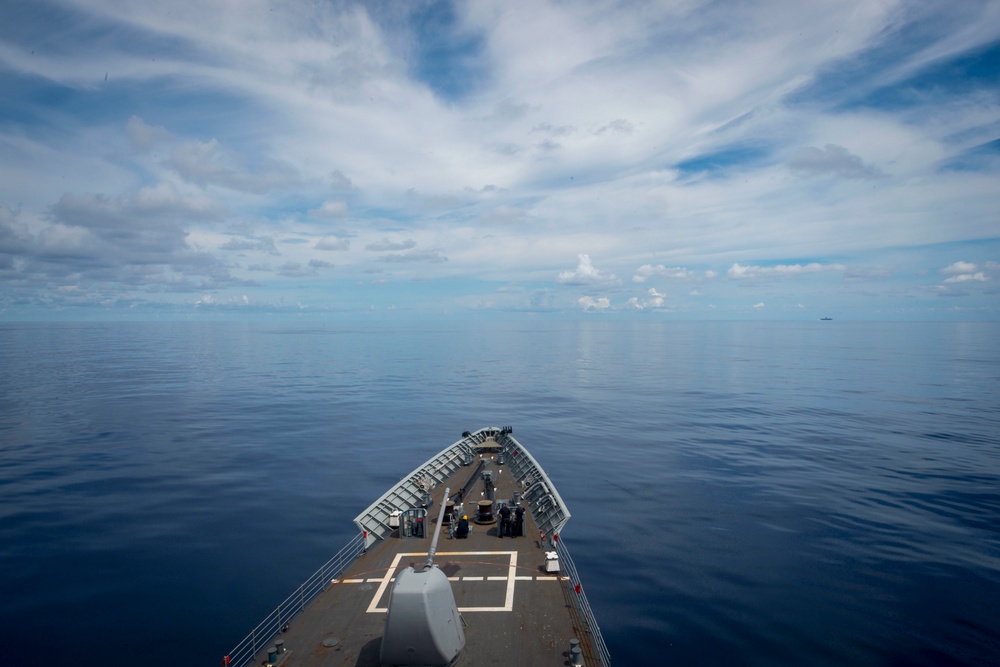 USS Chancellorsville Transits South China Sea