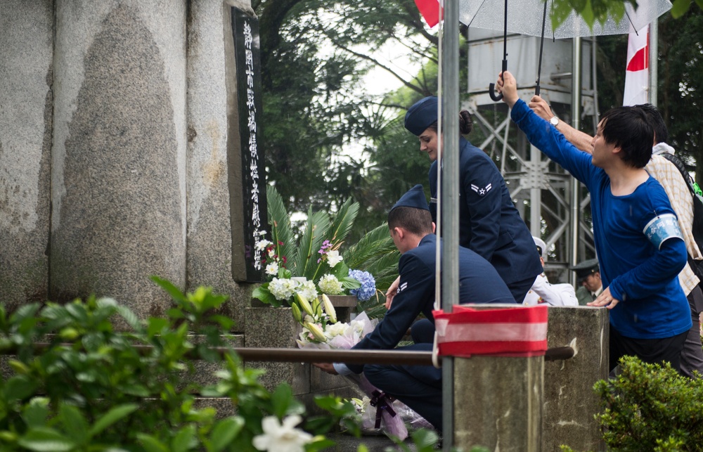 U.S., Japan Tradition Honors the Fallen