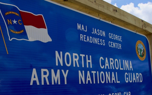 North Carolina National Guard's Fayetteville Readiness Center dedicated as the Maj. Jason George Center