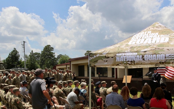 North Carolina National Guard's Fayetteville Readiness Center dedicated as the Maj. Jason George Center