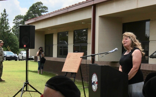 North Carolina National Guard's Fayetteville Readiness Center dedicated as the Maj. Jason George Center