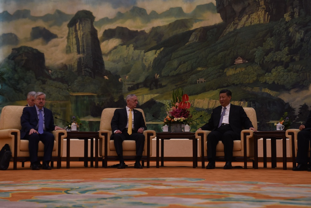 SD meeting with President of China Xi Jinping
