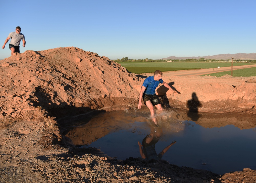 56th Force Support Squadron’s 2018 Jump in the Mud 5K
