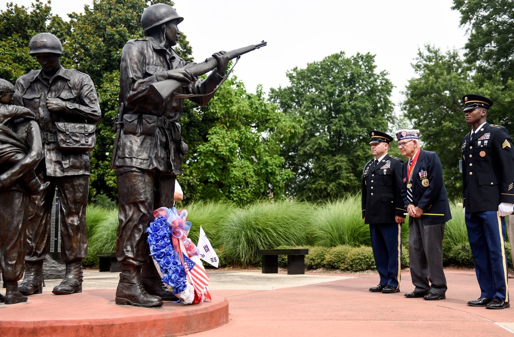 Arkansas National Guard observes the 65th anniversary of the beginning of the Korean War