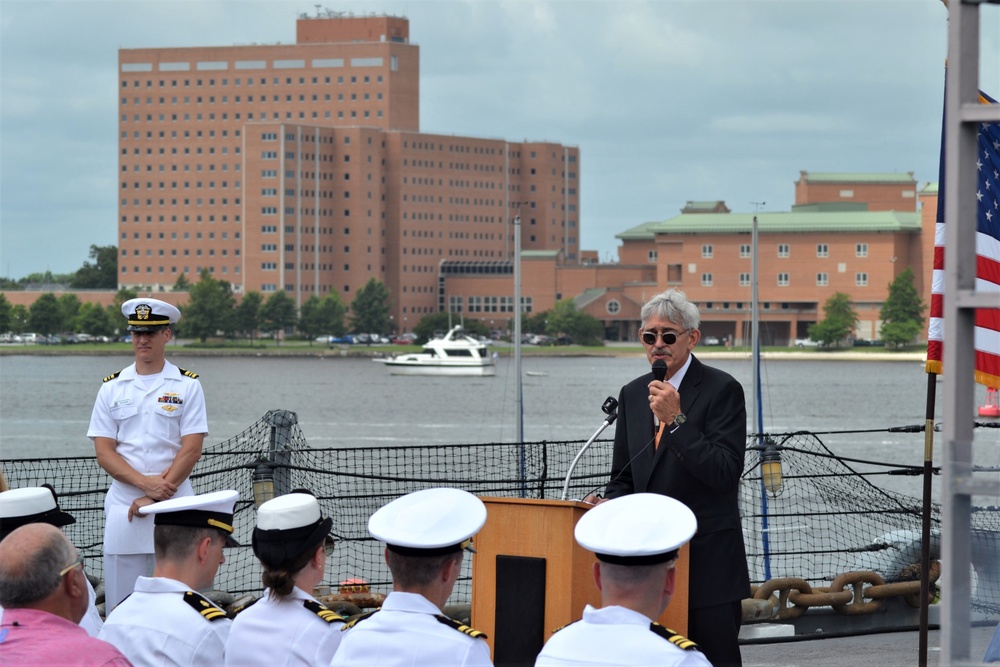 Graduation on-board USS Wisconsin