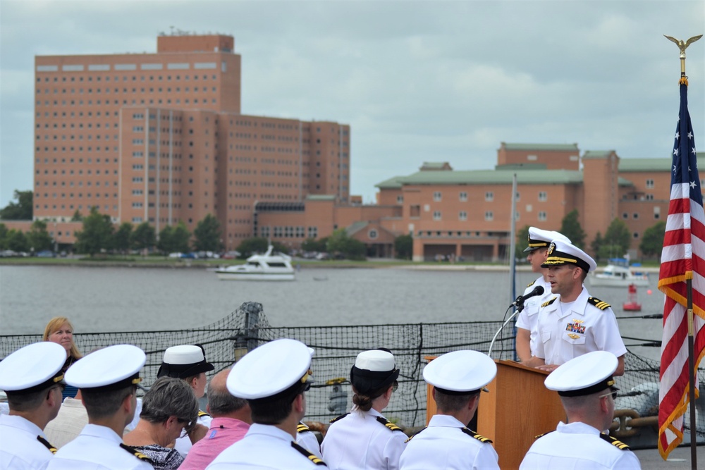 Emergency Medicine Residency Commencement on board Battleship Wisconsin