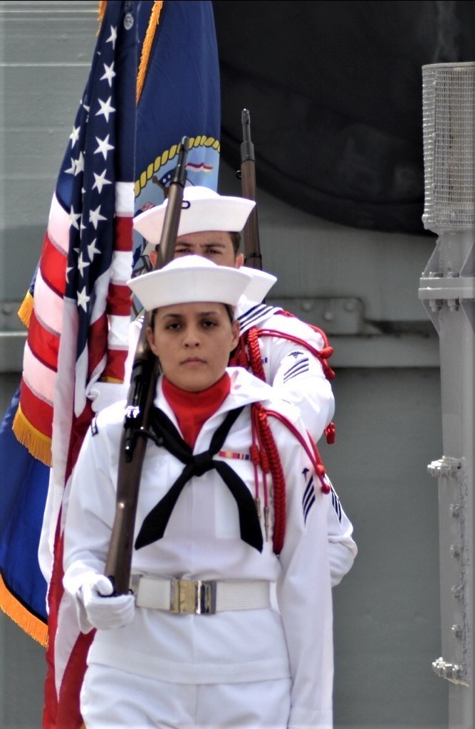 Commencement Ceremony on board USS Wisconsin