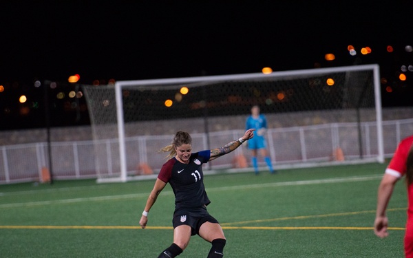 USA Earns First Win at 2018 CISM World Military Women’s Football Championship