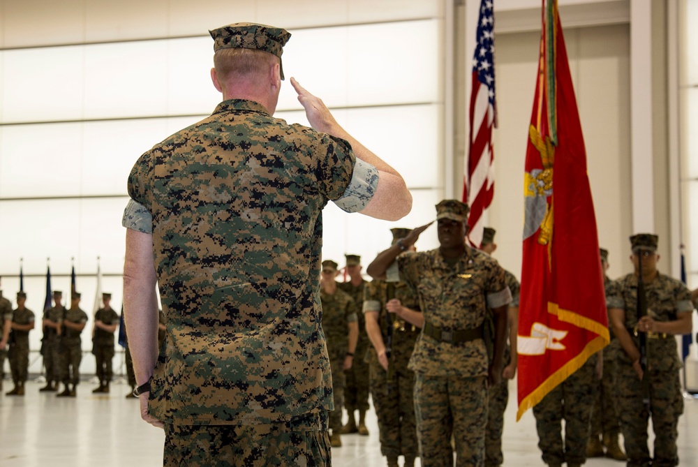 Headquarters and Headquarters Squadron Change of Command