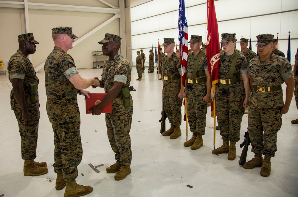 Headquarters and Headquarters Squadron Change of Command