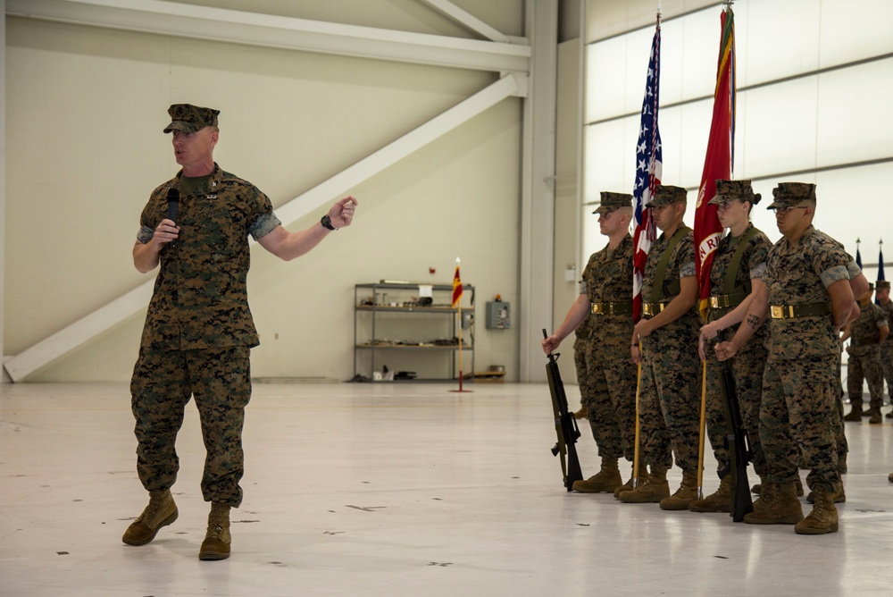 Headquarters and Headquarters Squadron Change of Command