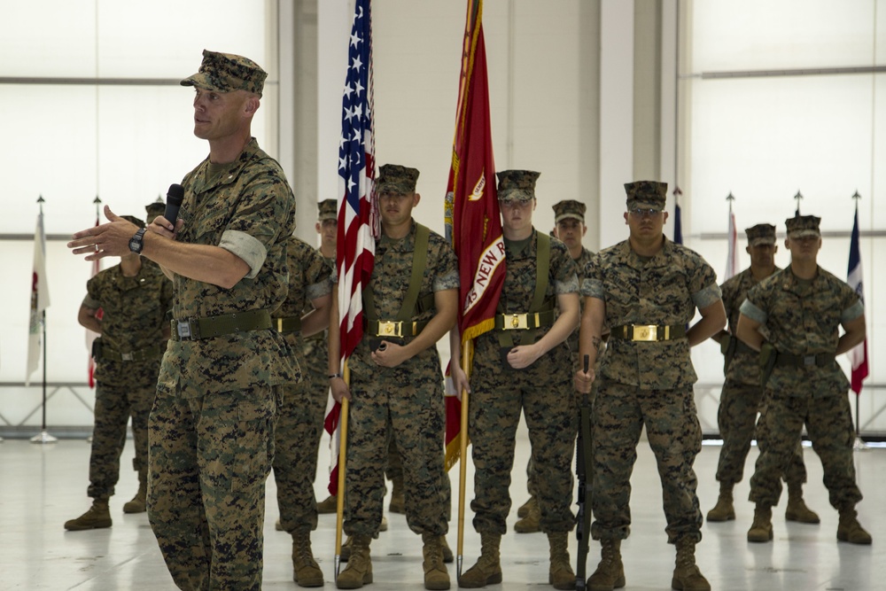 Headquarters and Headquarters Squadron Change of Command