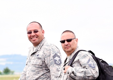 Gunfighters participate in Sky Avenger 2018