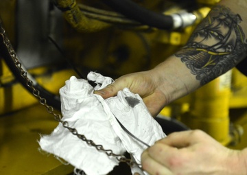Coast Guard Cutter Bertholf crewmembers conduct counterdrug patrol in the Eastern Pacific Ocean
