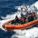 Coast Guard Cutter Bertholf crewmembers conduct counterdrug patrol in the Eastern Pacific Ocean