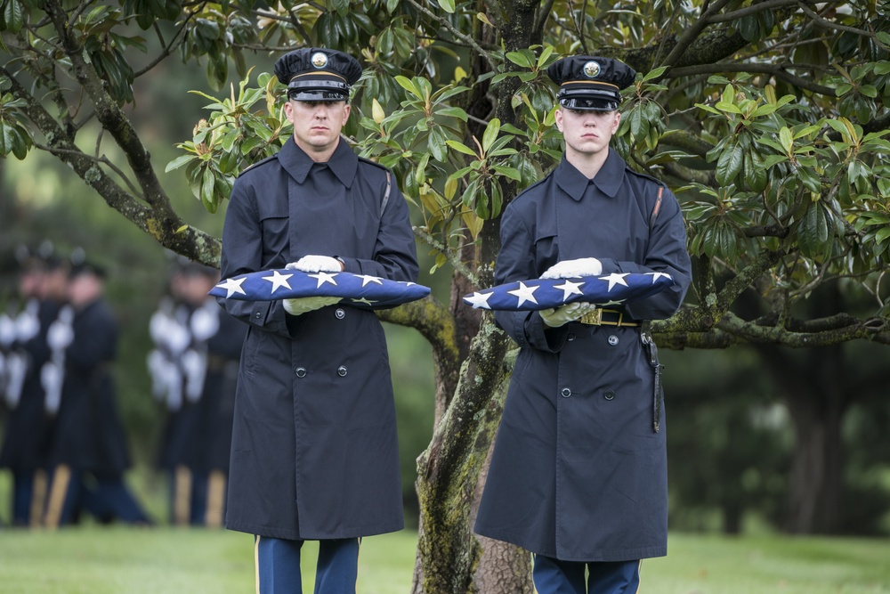 Full Honors Group Funeral Service for U.S. Army Air Forces Airmen Missing From World War II