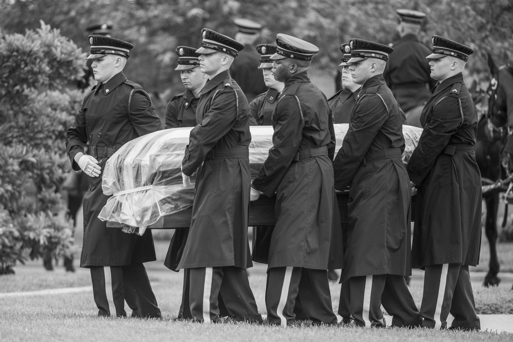 Full Honors Group Funeral Service for U.S. Army Air Forces Airmen Missing From World War II