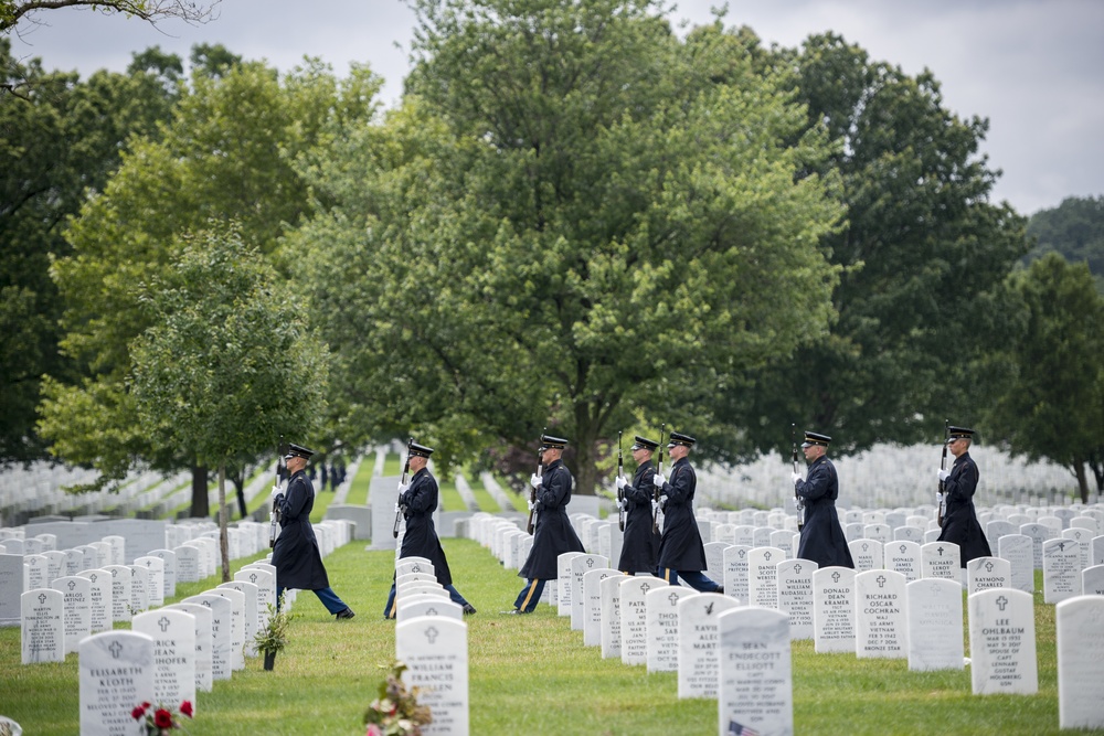 Full Honors Group Funeral Service for U.S. Army Air Forces Airmen Missing From World War II