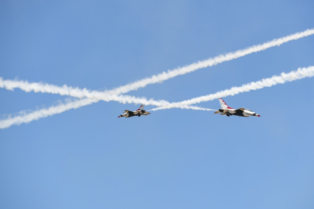 The USAF Thunderbirds arrived June 20 at Hill Air Force Base