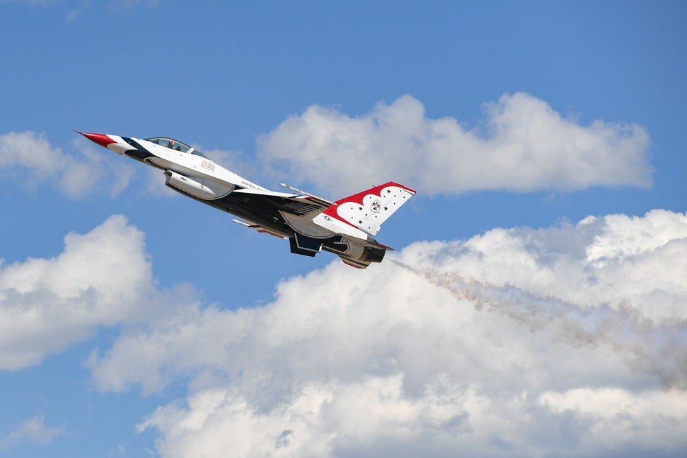U.S. Air Force Thunderbirds perform at Hill Afb