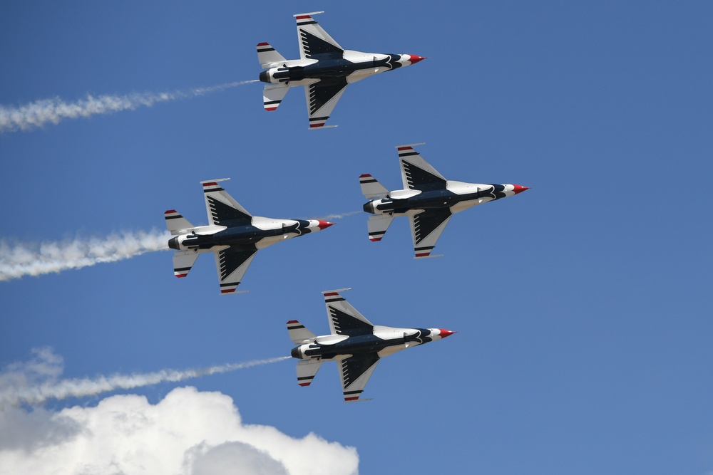 U.S. Air Force Thunderbirds perform at Hill Afb