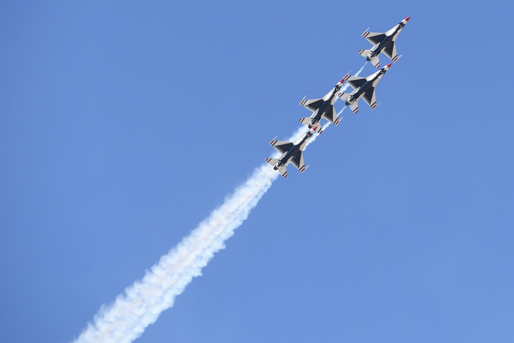U.S. Air Force Thunderbirds perform at Hill AFB