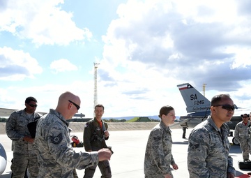 Gunfighters participate in Sky Avenger 2018