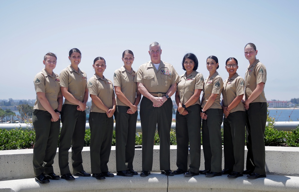 I Marine Expeditionary Force Marines make contact at Joint Women’s Leadership Symposium