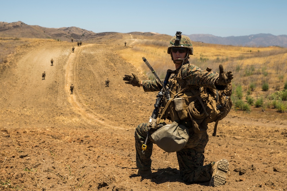 Rifle Squad Competition: 1st LAR, 3rd LAR, 1st Tanks