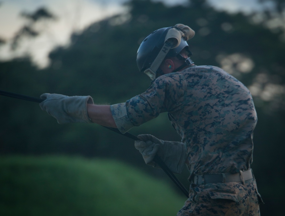 EOTG Marines conduct fast-rope training in Okinawa