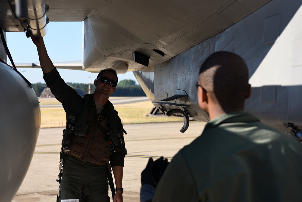 493rd Fighter Squadron training sorties