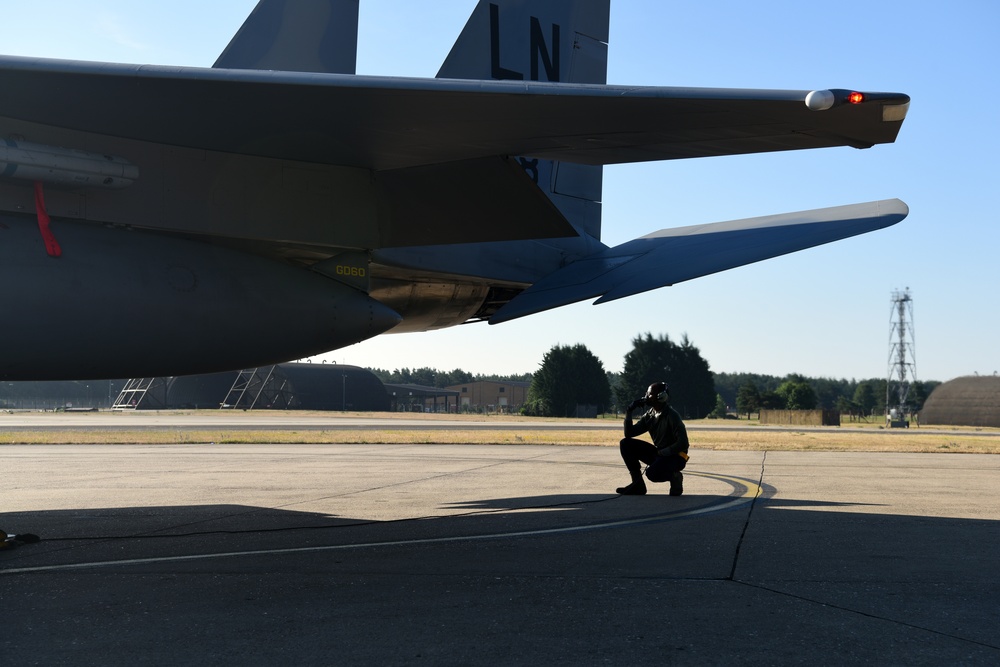 493rd Fighter Squadron training sorties