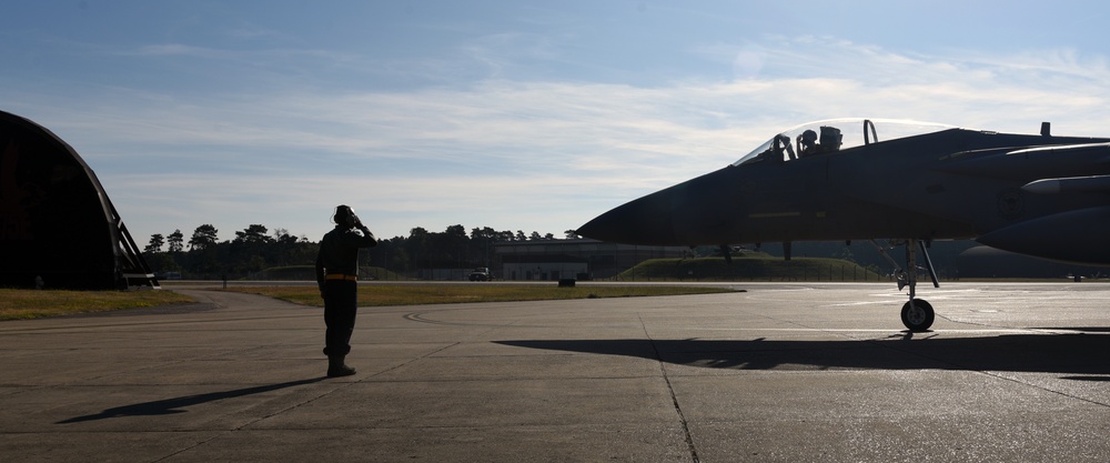 493rd Fighter Squadron training sorties