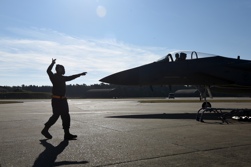 493rd Fighter Squadron training sorties