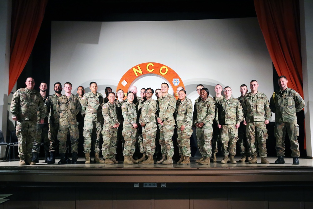 US, German Signal Soldiers join NCO ranks