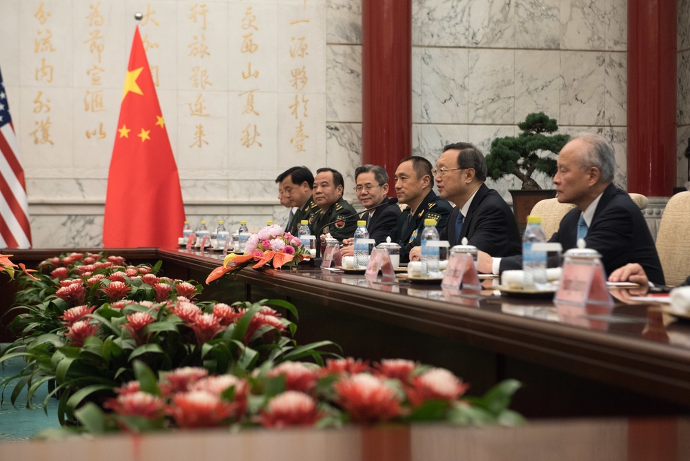 SD meets with China Politburo Member Yang Jiechi