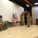 Guest speaker Sgt. Maj. Gabriel Camacho addresses graduates