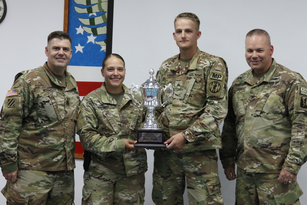 977th MP’s Win Best Law Enforcement Team Competition in Kosovo