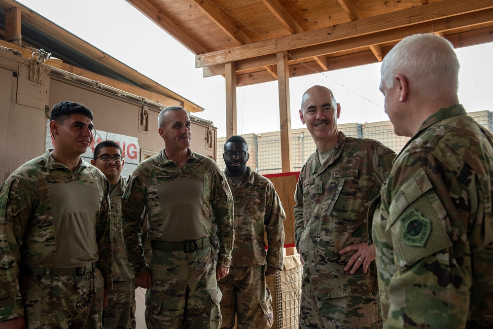 ANG Leadership Visits Troops
