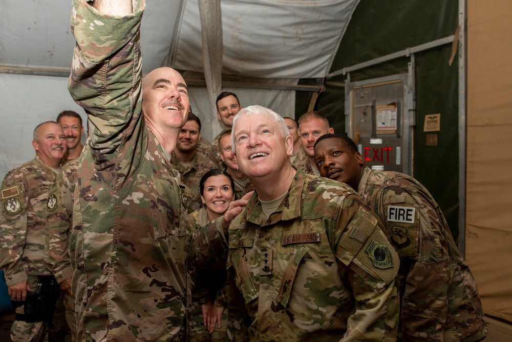 ANG Leadership Visits Troops