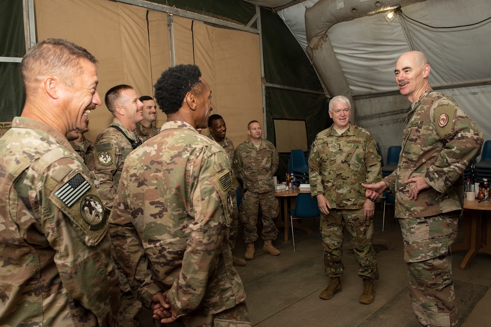 ANG Leadership Visits Troops