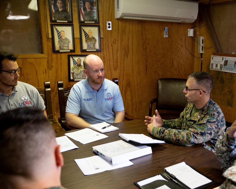 SPMAGTF-SC leaders meet with USAID representatives