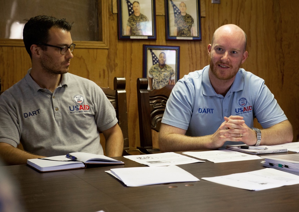 SPMAGTF-SC leaders meet with USAID representatives