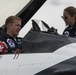 Thunderbird demo team arrives at JBER for Arctic Thunder