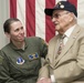 105th AW hosts WWII veteran