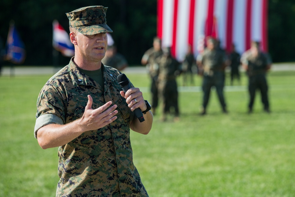 2nd Supply Battalion Change of Command