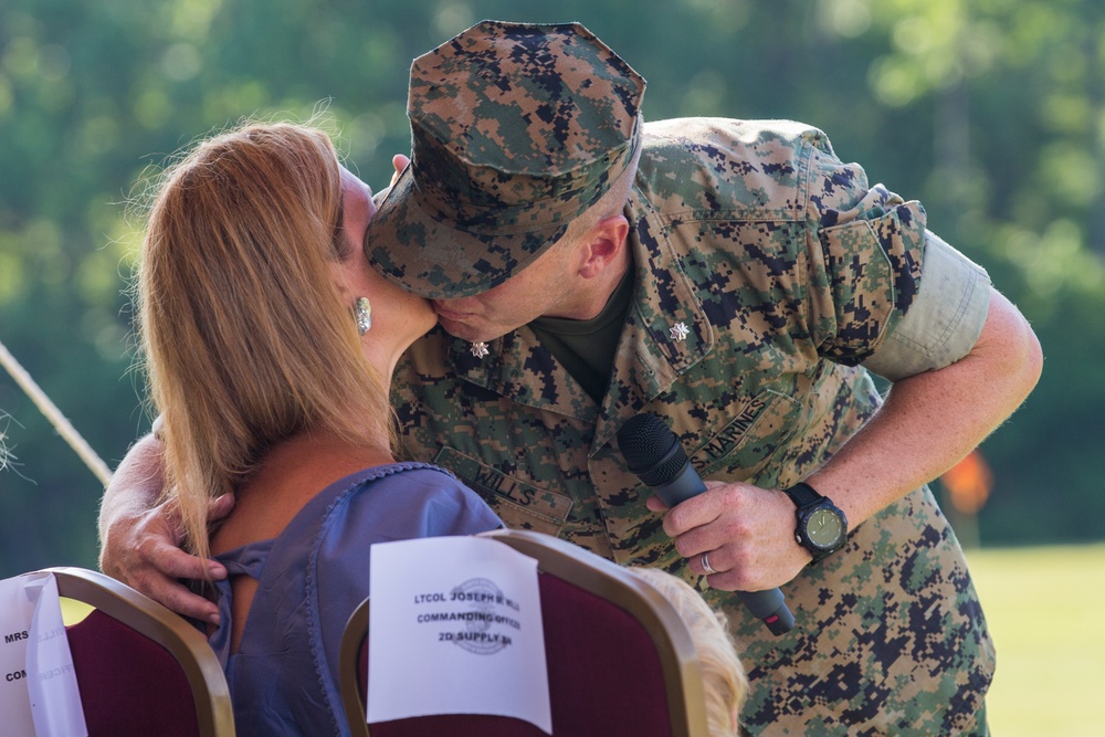 2nd Supply Battalion Change of Command