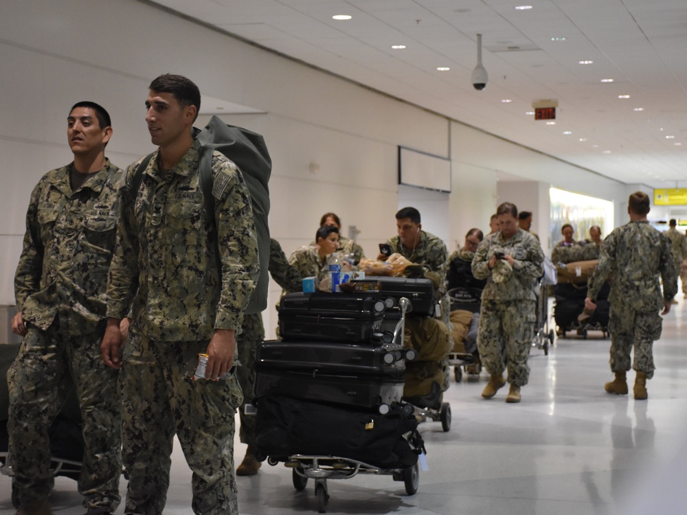 Coastal Riverine Squadron Ten Sailors Return Home