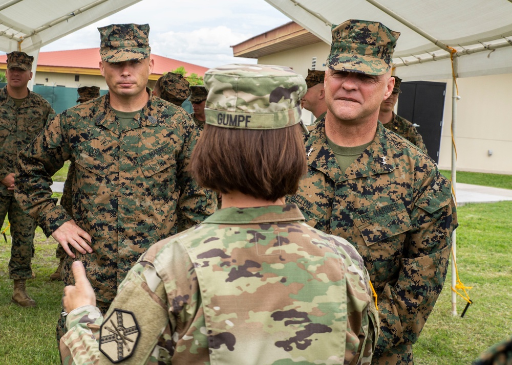 MARFORSOUTH leaders visit SPMAGTF-SC in Honduras